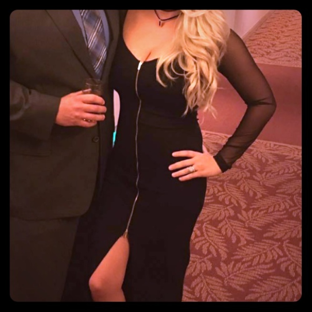 Fashion Nova Morticia Evening Dress 🖤